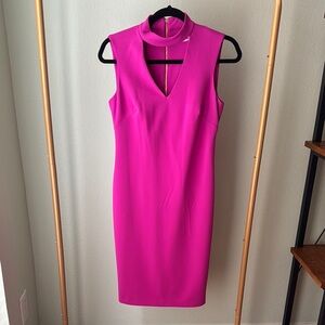 Calvin Klein Pink Midi Dress